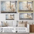 thumbnail image 4 of Designart "Winter Charm of Cottage Window II" Farm Framed Wall Art Decor - Country Beige Farm Windows Entryway Framed Wall Art, 4 of 6