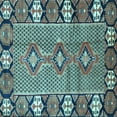 thumbnail image 1 of Ahgly Company Indoor Square Persian Light Blue Traditional Area Rugs, 6' Square, 1 of 4