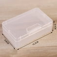 thumbnail image 2 of Jewelry Storage Box Mini Transparent Plastic Case Container Square Rectangle Packaging Box For Jewellry Beads Small Items, 2 of 11