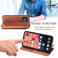 thumbnail image 4 of Decase Leather Wallet Case for iPhone 13 Pro Max PU Leather Embossed Case with Credit Card Slots Magnetic Closure Kickstand Flip Case for iPhone 13 Pro Max 6.7 inch,  Brown, 4 of 7