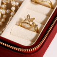 thumbnail image 5 of L Grey Caja De Almacenamiento De Joyas De Viaje De Felpa Caja De Almacenamiento De Joyas De Viaje B, 5 of 5
