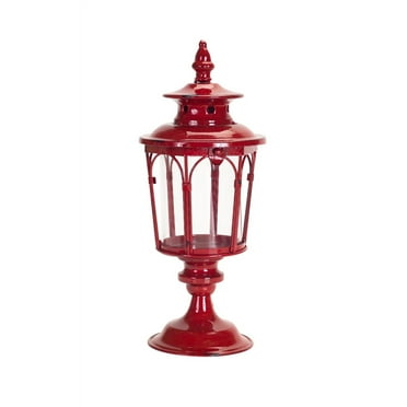 Melrose Set of 2 Old English Style Candle Lanterns 17"