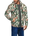 thumbnail image 2 of Naloa Palm Trees and Tropical Men’s Hoodies, Zip up Hoodie, Sweatshirts,Hoodies for Men Sizes S-3XL-3X-Large, 2 of 5