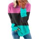 thumbnail image 2 of ICHUANYI Clearance Women's Fashion Printed Loose T-shirt Long Sleeves Blouse Round Neck Casual Tops Sweatshirt Hoodies(Hot Pink, S) ICHUANYI WER2023081511321, 2 of 5