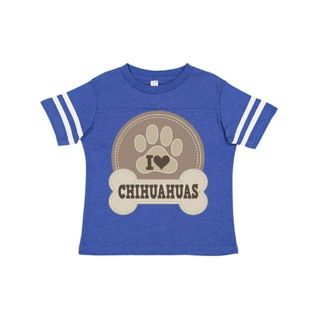 

Inktastic I Love My Chihuahua dog Gift Toddler Boy or Toddler Girl T-Shirt