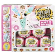 MGA's Miniverse Make It Mini Food Diner Series 1 Minis - Complete Collection 18 Packages, Blind Packaging, Stocking Stuffers, DIY, Resin Play, Collectors, 8+