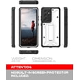 thumbnail image 2 of ArmadilloTek Vanguard Compatible with Samsung Galaxy S21 Ultra Case, Military Grade Full-Body Rugged with Built-in Kickstand [Screenless Version] - White, 2 of 4