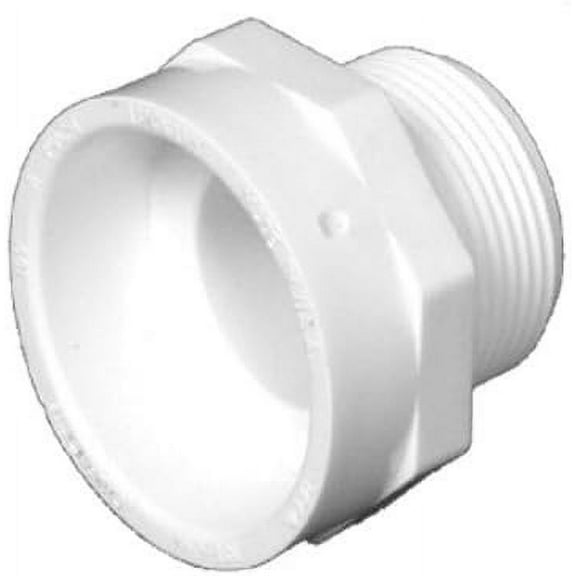 Charlotte Pipe Male Adapter Pvc Dwv 1-1/4 " Mip 1-1/2 "