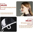 thumbnail image 4 of EcoNesxp Clean Anti-Fog Universal Transparent Half Mouth Protection Screen 10 Pack Mouth Protection Screen Clean Anti-Fog Mouth Protection Screen Universal Transparent Half F, 4 of 5