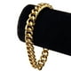 thumbnail image 4 of Pulsera de cadena de acero inoxidable Yuyangstore color plata pulida Oro, 4 of 8