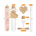 thumbnail image 1 of 30 Pcs Test Tubes, Test Tubes With Corks Glass Test Tubes 20 x 150mm Test Tube For Flowers, 1 of 7