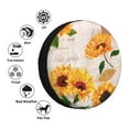 thumbnail image 4 of Yiaed Sunflower 5 Print Tire Wheel Cover, Waterproof Spare Tire Cover Fit for Jeep, Truck,Trailer, RV, SUV, Camper and Most Vehicle-14 inch, 4 of 6