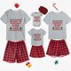 thumbnail image 1 of Pijamas familiares de Navidad, conjunto de pijamas a juego, corto, Reno, pareja de animales sucios, Feliz Navidad, Ya, 1 of 3