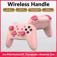 thumbnail image 4 of Game Controller Gamepad inalámbrico compatible con Bluetooth para PS4/Switch/PC/Computadora FLhrweasw Nuevo, 4 of 9