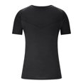 thumbnail image 4 of pstuiky camisetas de hombre, Camiseta deportiva informal de manga corta con cuello redondo y color liso para hombre ropa de hombre xxl, 4 of 6