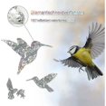 thumbnail image 4 of Pegatina de pájaro Colisión de pájaros Pegatinas de ventana anticolisión Protección de puerta de vidrio Silueta Etiqueta de ventana anticolisión para evitar personas y pájaros 24 piezas, 4 of 6