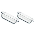 thumbnail image 3 of 2pcs Glass Baking Trays Pizza Baking Pans Baking Rice Pans Kitchen Bakeware, 3 of 6