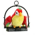 thumbnail image 3 of Bewildely Adorable loro parlante de peluche, repite lo que dices y gira la cabeza, loro parlante, repite lo que habla Animales de peluche y juguetes de peluche verde, 3 of 6