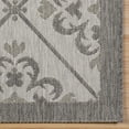 thumbnail image 4 of Gertmenian Paseo Bronte Bohemian Striped Ash/Steel Area Rug, 9x13, 4 of 7