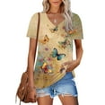 thumbnail image 2 of Womens Summer Tops Cotton Womens T Shirts Graphic Pack Shirts for Women Work, 2 of 7