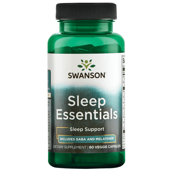 Swanson Sleep Essentials 60 Veggie Capsules