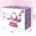 thumbnail image 4 of Beefunni Mini Kids Vanity Toy for Toddlers Girls 3 4 5 6+ Years, 24 Pcs Pretend Play Dress up Toys for Little Girl, Toy Dresser Birthday Gift for Toddlers Girl 3-6 Years., 4 of 6