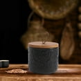 thumbnail image 7 of Ceramic Storage Jar with Airtight Lid | Natural Texture Grain & Coffee Bean Container | Kitchen Pantry Organization for Tea, Spices & Dry Foods | 1-Piece Set, 7 of 7