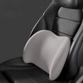 thumbnail image 1 of Lumbar Support Pillow, Detachable Chair Back Support with Convex Design Breathable Memory Foam Cushion for Home Office Car, 1 of 7
