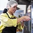 thumbnail image 3 of 100 pcs Disposable Hair Nets Nylon Mesh Caps Disposable Nylon Mesh Hairnet for Home, 3 of 8