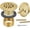 Gold, variant on Brushed Nickel Trip Lever Bathtub Drain Tub Trim Set with Trip Lever Overflow Face Plate, Bathroom Tub Drains Replacement Conversion Tub Drain Kit Assembly with Universal Fine Coarse Thread