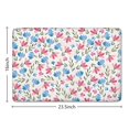 thumbnail image 5 of Pioneer Flower Floral Print Flannel Non Slip Door Rugs,Washable Door Mats Indoor,Decorative Door Mats,Dirt-Resistant and Absorbent Doormat for Entrance,Bedroom,Kitchen,Bathroom,23.5"x16", 5 of 5