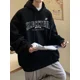 thumbnail image 3 of Sudadera con capucha y estampado de letras de otoño para hombre, sudadera con capucha de forro polar vintage Y2K 2024, nueva sudadera con capucha de gran tamaño de moda de hip hop, 3 of 5