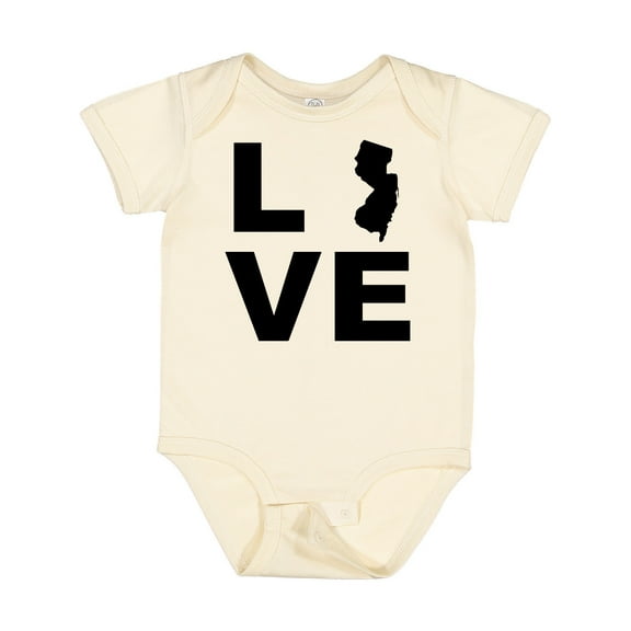 Inktastic Love New Jersey Boys or Girls Baby Bodysuit