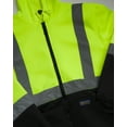 thumbnail image 3 of Bass Creek Outfitters Mens Fleece Hoodie - Safety Workwear ANSI/ISEA Class 3 High Visibility Hoodie, 3 of 7