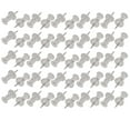 thumbnail image 1 of Uxcell Office Plastic Head Metal Point Stationary Thumb Tack Push Pin Clips 50pcs, 1 of 2