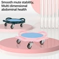 thumbnail image 4 of CSSAD Ab Roller Wheel, Women's Multifunctional Abdominal Wheel Board, 360° Rotating, for Full Body Fat Burning Tummy Weight Control Gym or at Home Workout Equipment, Pink, 4 of 6