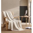 thumbnail image 1 of Jeté Couverture Better Homes & Gardens, tricot douillet, beige papyrus, 50x72", 1 of 4