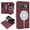 Red, variant on Wallet Case for Google Pixel 10 Pro XL, Detachable 2-in-1 PU Leather Flip Folio Case Magnetic Wireless Charging, Vintage Card Slots Kickstand Phone Cover for Google Pixel 10 Pro XL, Brown