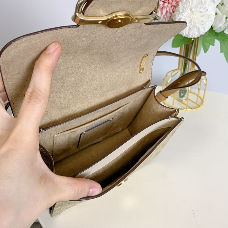 Coach CR329 Morgan Square Crossbody Bag In Blocked Signature