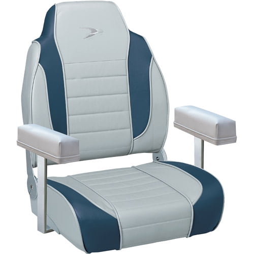 Wise Stripe High Back Boat Seat with Optional Arm Rests