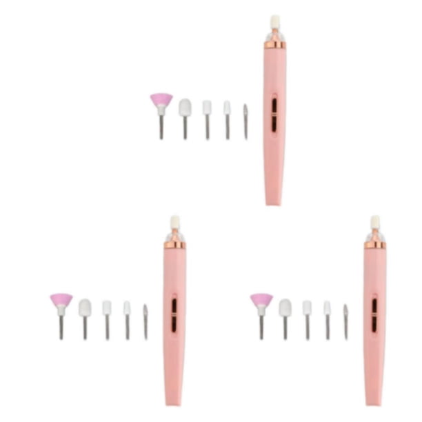 Qarigey Taladro eléctrico para uñas, conjunto de taladros para pedicura, pulidor, lima de uñas ajustable, pluma para manicura, equipo, Type1 NO1