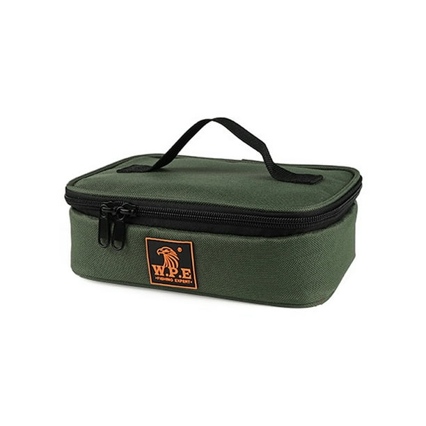 Fishing Tackle Bag Water-resistant Fishing Lure Reel Storage Bag Fishing  Gear Accessories Carry Bag Case 