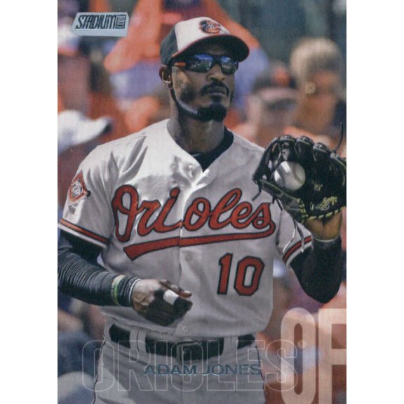 Collectible 2018 Stadium Club #50 Adam Jones Orioles MLB Baseball Trading Card