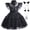 Dress Set, variant on Toddler Girls Dance Black Dress Halloween Party Cosplay Outfit