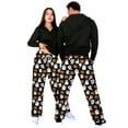 thumbnail image 4 of Couples Halloween Pjs Pants Women Men Halloweens Pajamas Unisex Funny Pajama Pants Bottom Lough Sleepwear for Halloween Costume Party,3X-Large, 4 of 8