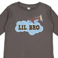 thumbnail image 4 of Inktastic Lil Bro Airplane Boys Pilot Brother Boys Long Sleeve Toddler T-Shirt, 4 of 5