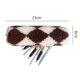 thumbnail image 3 of Diamond Plaid Makeup Box Plush Women Wash Pouch para regalos de vacaciones (café) Ndcxsfigh Cuidado Belleza, 3 of 7