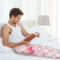 thumbnail image 5 of Honiee Cute Flamingo with Heart for men - a sleek fusion of Straight Pajama Pants, versatile Lounge Pants, and cozy Sleepwear, all rolled into one-Small, 5 of 6