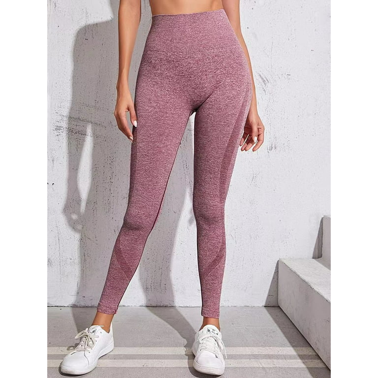 Z Avenue Women High Waisted Seamless Leggings Workout Butt Lift Tummy  Control Stretch Yoga Pants Fitness Gym Tights