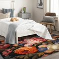 thumbnail image 3 of Floral Rugs 5x6, Wild Flowers Carpet for Bedroom Rug, Colorful Flowers Area Rug for Living Room, Super Soft Low Pile Machine Washable Non Slip Stain Resistant Rug, 3 of 7